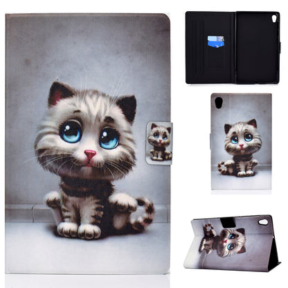 Pattern Printing Leather Stand Protector for Lenovo Tab M10 HD Gen 2 X306X Tablet Shell