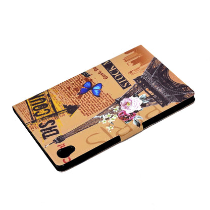 Pattern Printing Leather Stand Protector for Lenovo Tab M10 HD Gen 2 X306X Tablet Shell