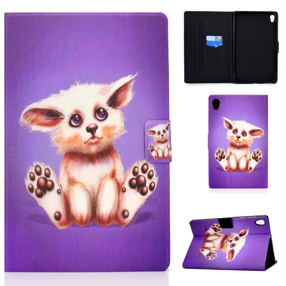 Pattern Printing Leather Stand Protector for Lenovo Tab M10 HD Gen 2 X306X Tablet Shell