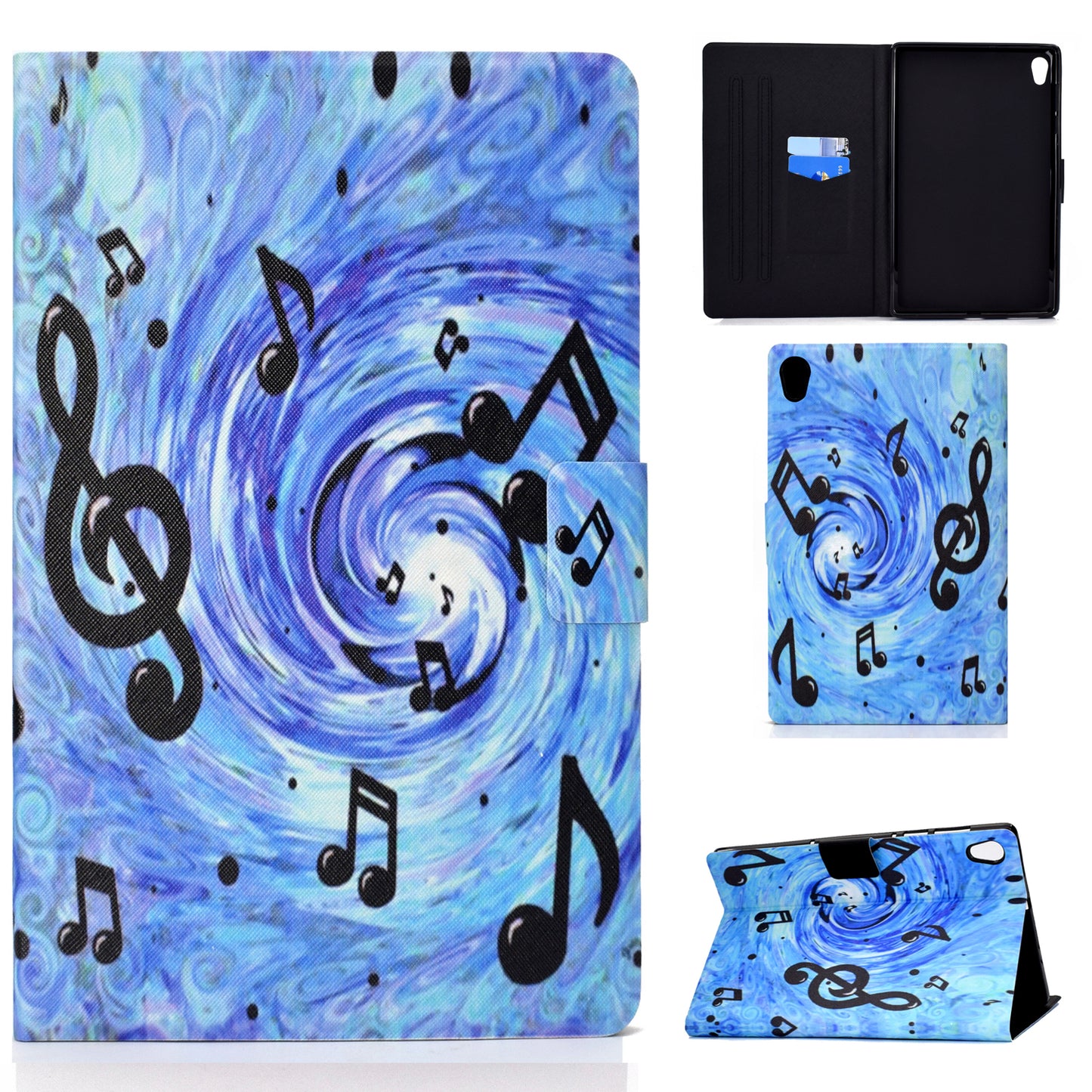 Pattern Printing Leather Stand Protector for Lenovo Tab M10 HD Gen 2 X306X Tablet Shell