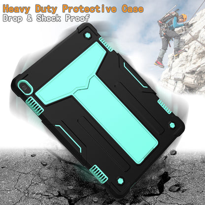 Shock Absorption Silicone + PC Tablet Hybrid Case with Folding Kickstand for Lenovo Tab M10 TB-X605F/X505