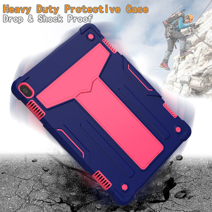 Shock Absorption Silicone + PC Tablet Hybrid Case with Folding Kickstand for Lenovo Tab M10 TB-X605F/X505