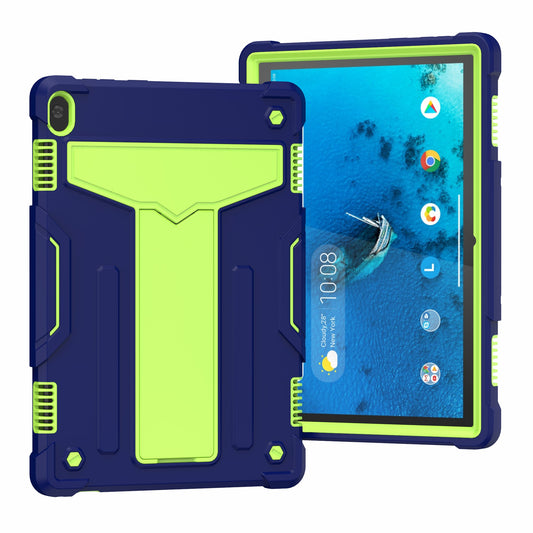 Shock Absorption Silicone + PC Tablet Hybrid Case with Folding Kickstand for Lenovo Tab M10 TB-X605F/X505