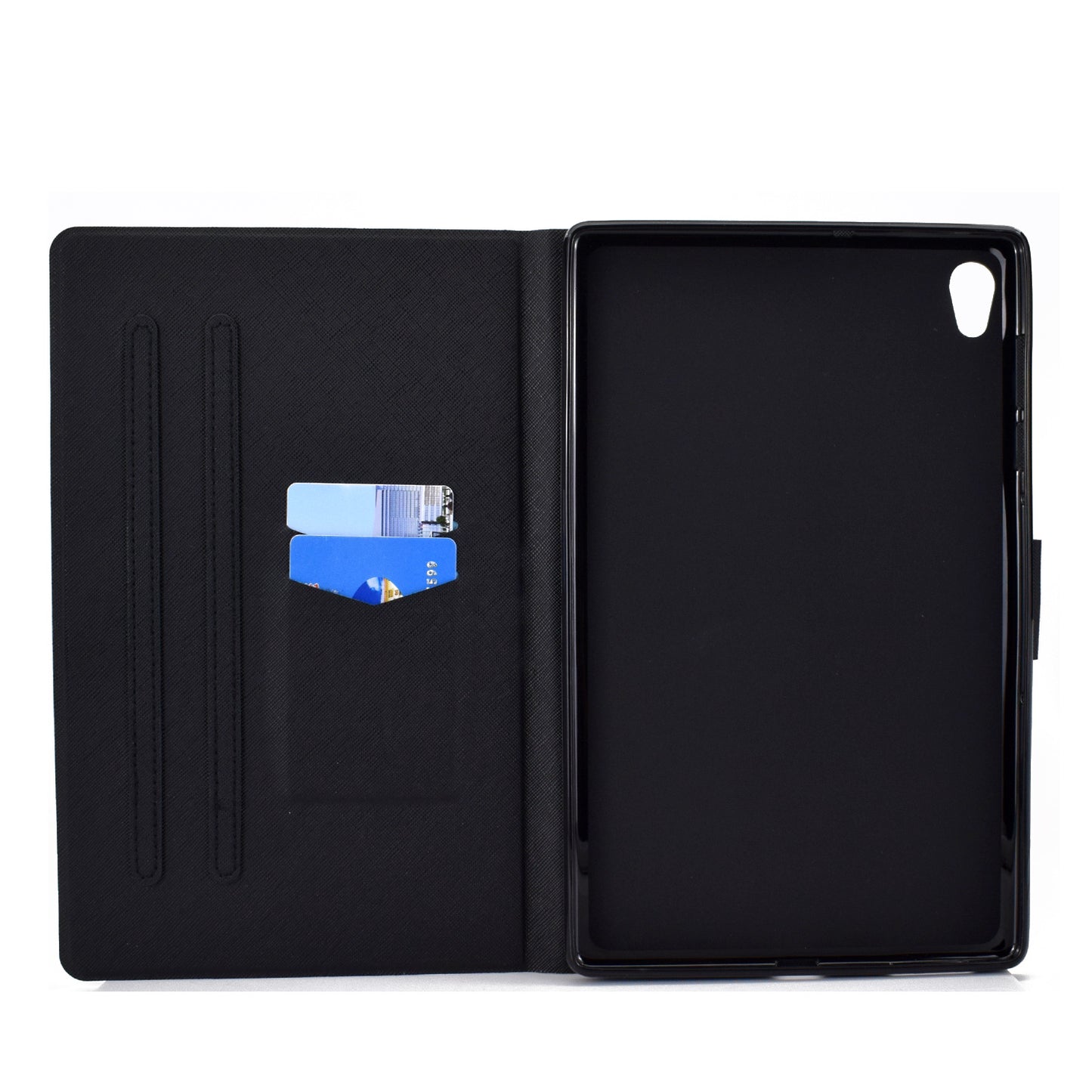 TPU + PU Leather Pattern Printing Card Holder Tablet Case for Lenovo Tab M10 HD Gen 2 X306X