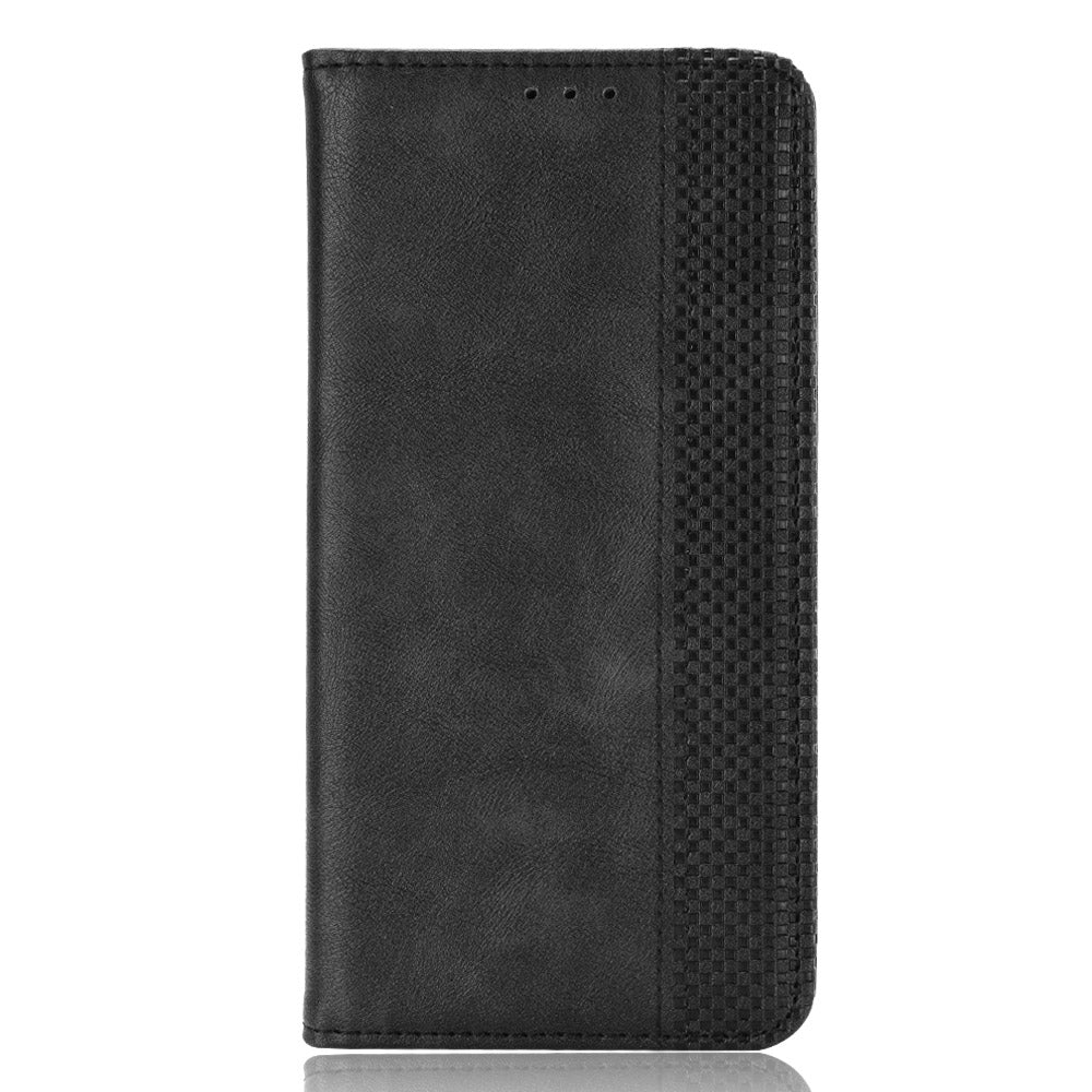 Vintage Style Wallet Stand Leather Phone Cover for Motorola Moto E7