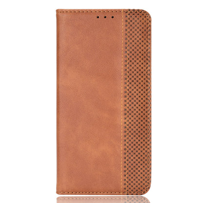 Vintage Style Wallet Stand Leather Phone Cover for Motorola Moto E7