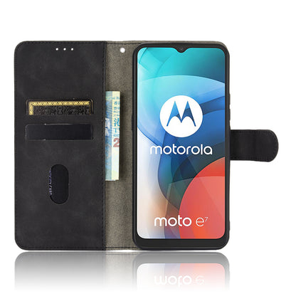 Delicate PU Leather Wallet Cell Phone Case for Motorola Moto E7