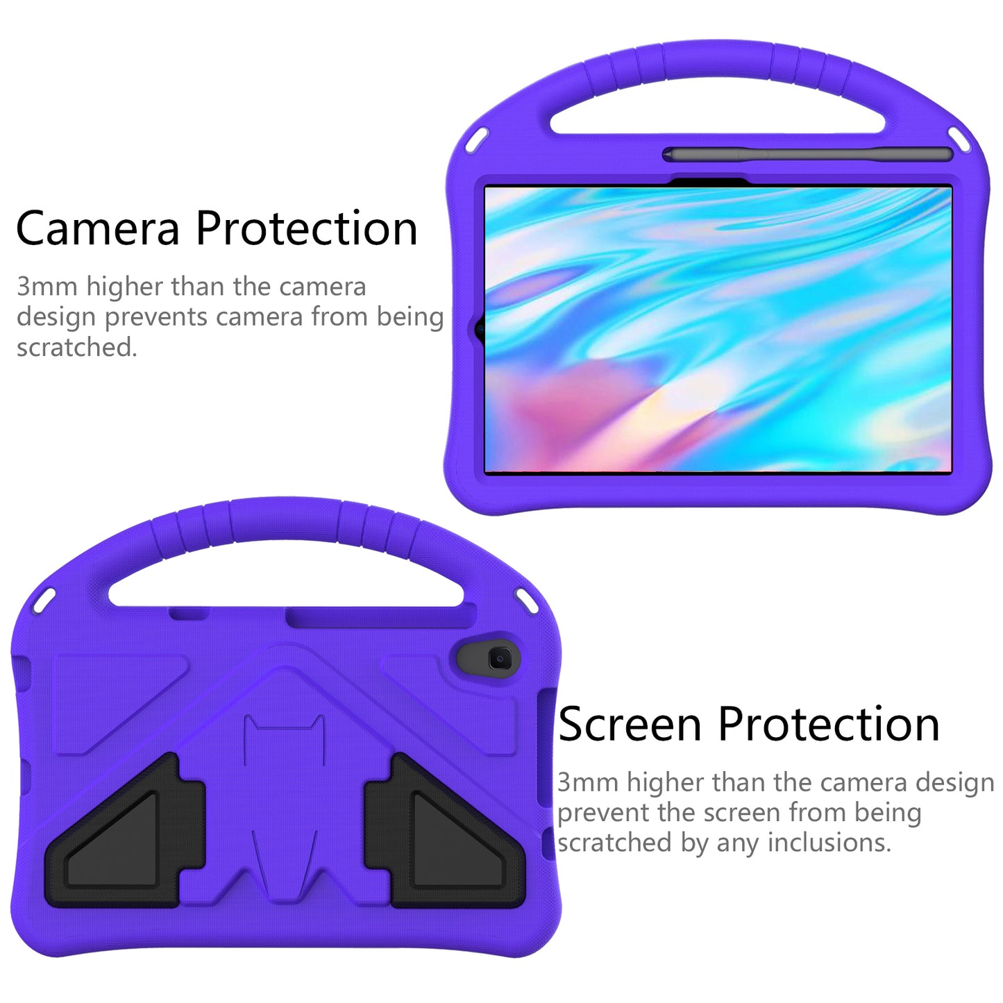 Anti-shock Handle EVA Tablet Case with Pen Slot for Lenovo Tab M8 TB-8505