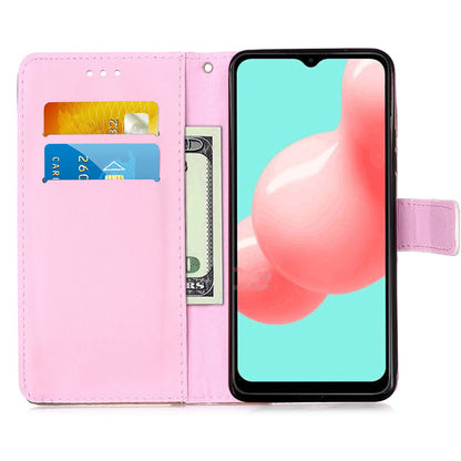 Pattern Printing Leather Wallet Stand Case for Motorola Moto E7