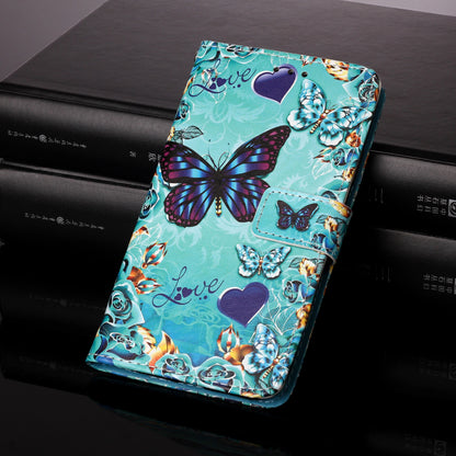 Pattern Printing Leather Wallet Stand Case for Motorola Moto E7