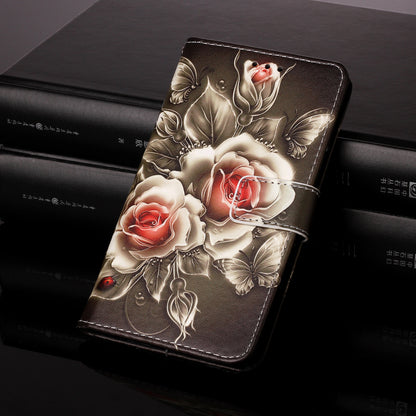 Pattern Printing Leather Wallet Stand Case for Motorola Moto E7