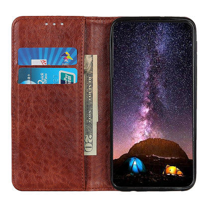 Crazy Horse Texture Auto-absorbed PU Leather Wallet Phone Case for Motorola Moto G Stylus 4G (2021)
