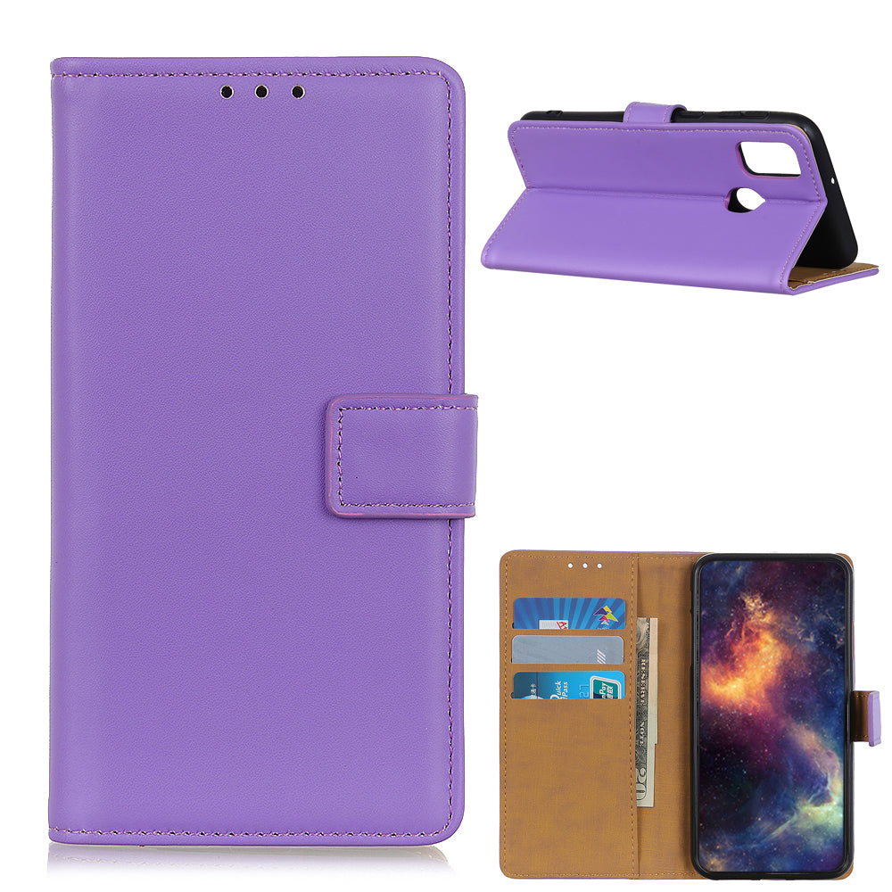 Magnetic Clasp Wallet Design Leather Shell Case with Stand for Motorola Moto G30