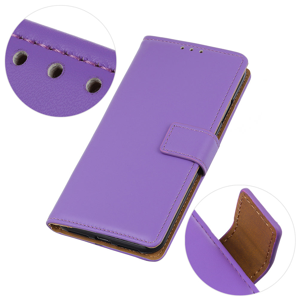 Magnetic Clasp Wallet Design Leather Shell Case with Stand for Motorola Moto G30