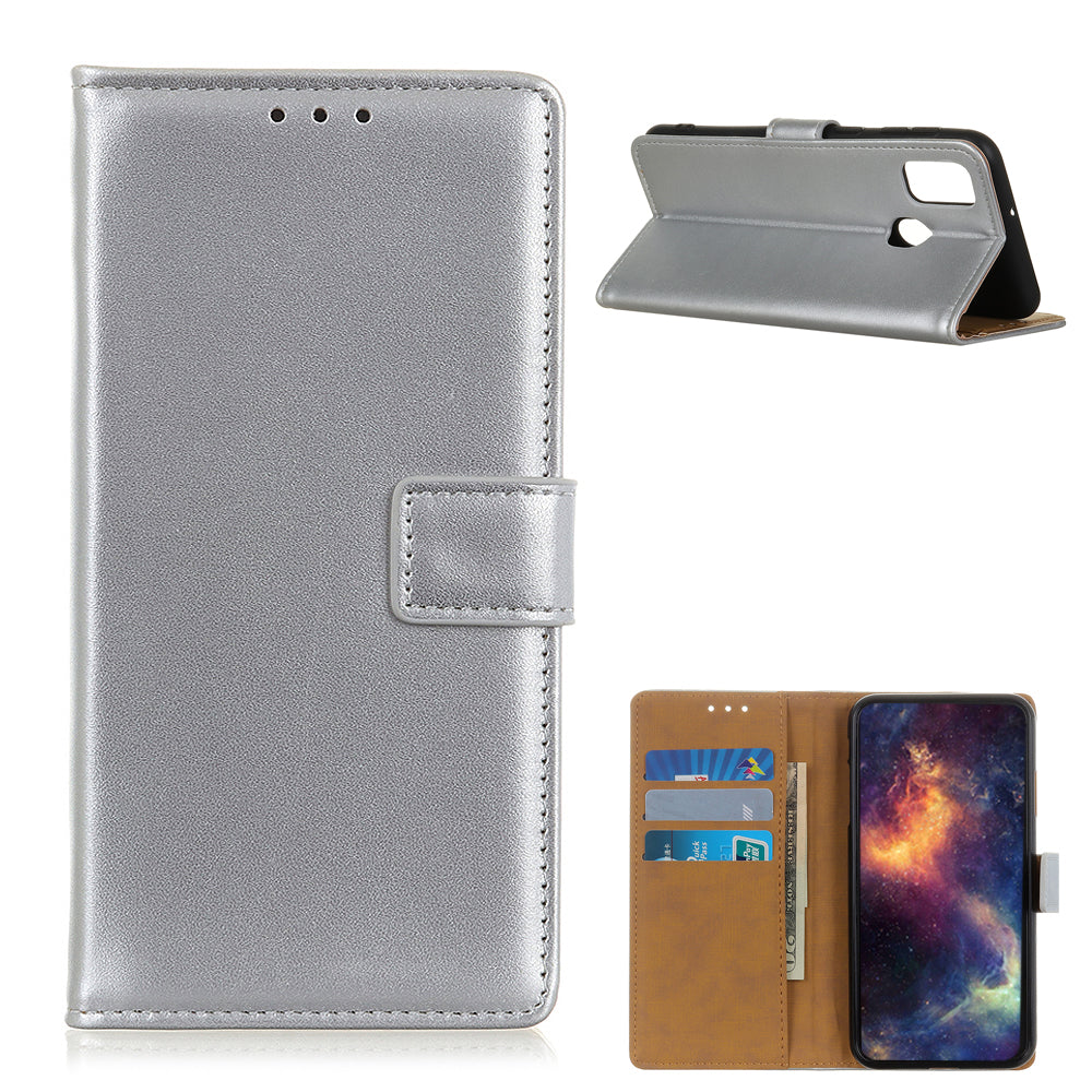 Magnetic Clasp Wallet Design Leather Shell Case with Stand for Motorola Moto G30