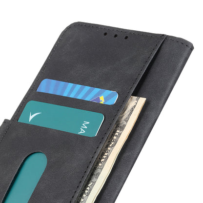 KHAZNEH Wallet Design Retro Style Folio Flip PU Leather Case for Motorola Moto G30