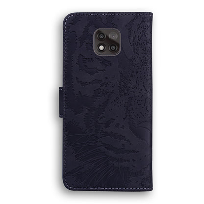 Imprinted Tiger Pattern Stand Wallet Case Leather Cover for Motorola Moto G Power (2021)