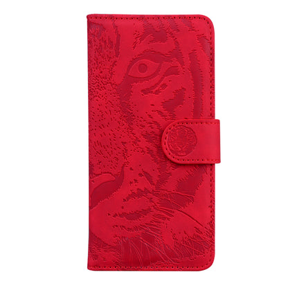 Imprinted Tiger Pattern Stand Wallet Case Leather Cover for Motorola Moto G Power (2021)