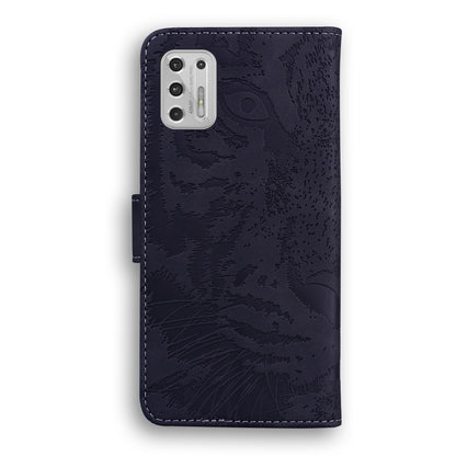 Imprinted Tiger Pattern Stand Wallet Case Leather Cover for Motorola Moto G Stylus 4G (2021)