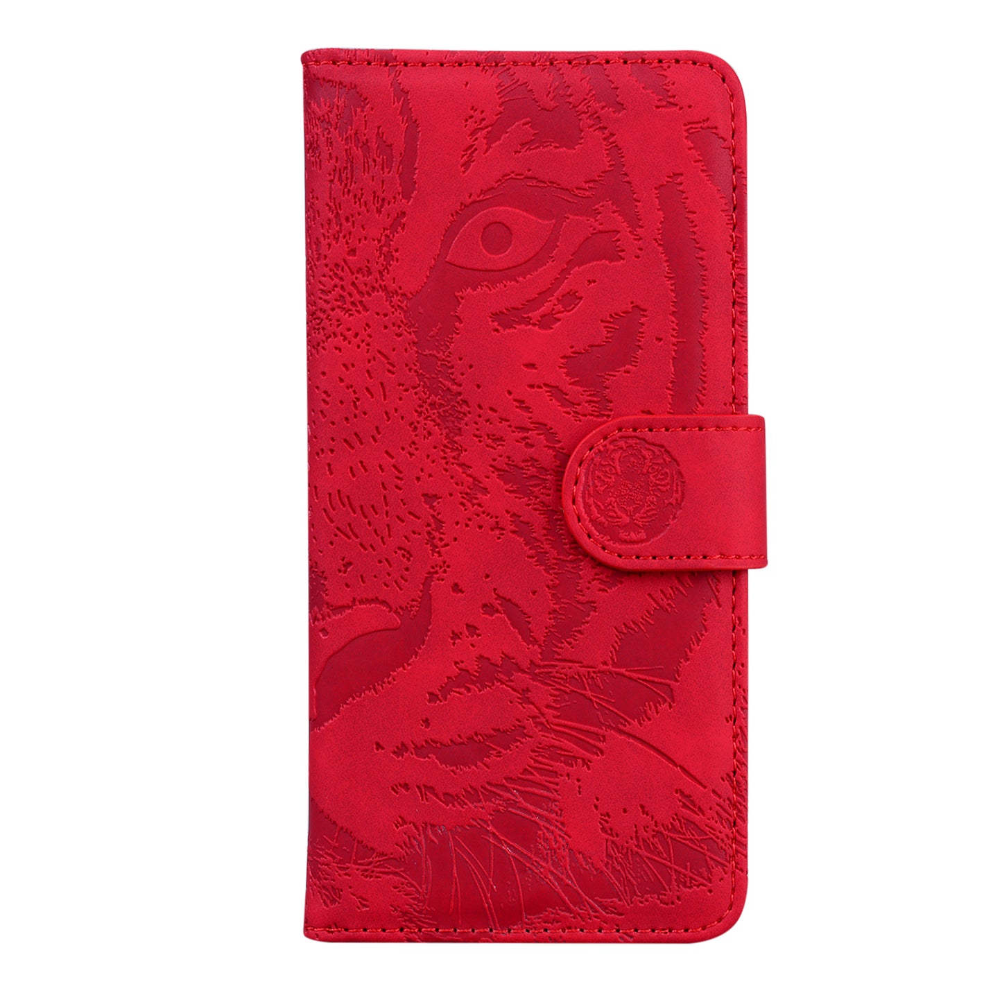 Imprinted Tiger Pattern Stand Wallet Case Leather Cover for Motorola Moto G Stylus 4G (2021)