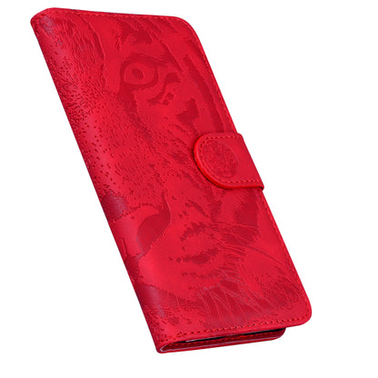 Imprinted Tiger Pattern Stand Wallet Case Leather Cover for Motorola Moto G Stylus 4G (2021)