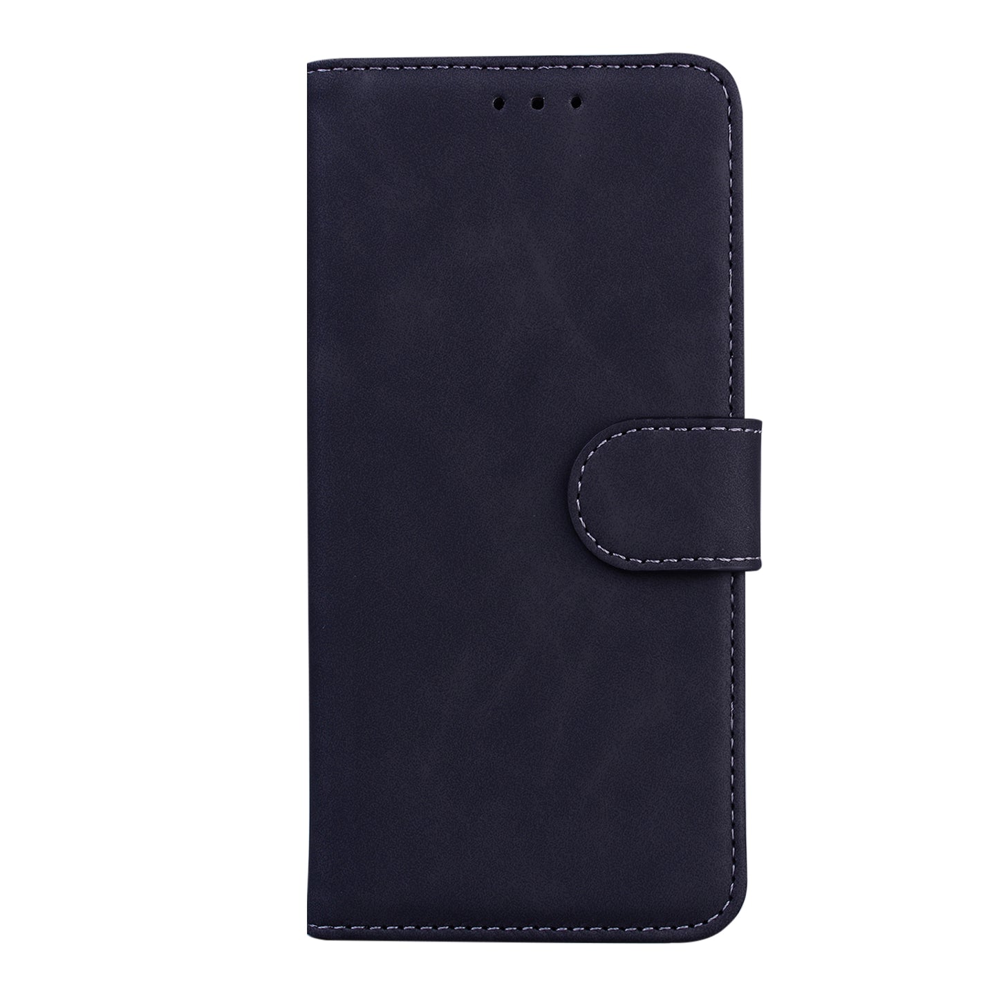 Wallet Design Plain Leather Stand Case for Motorola Moto G Power (2021)