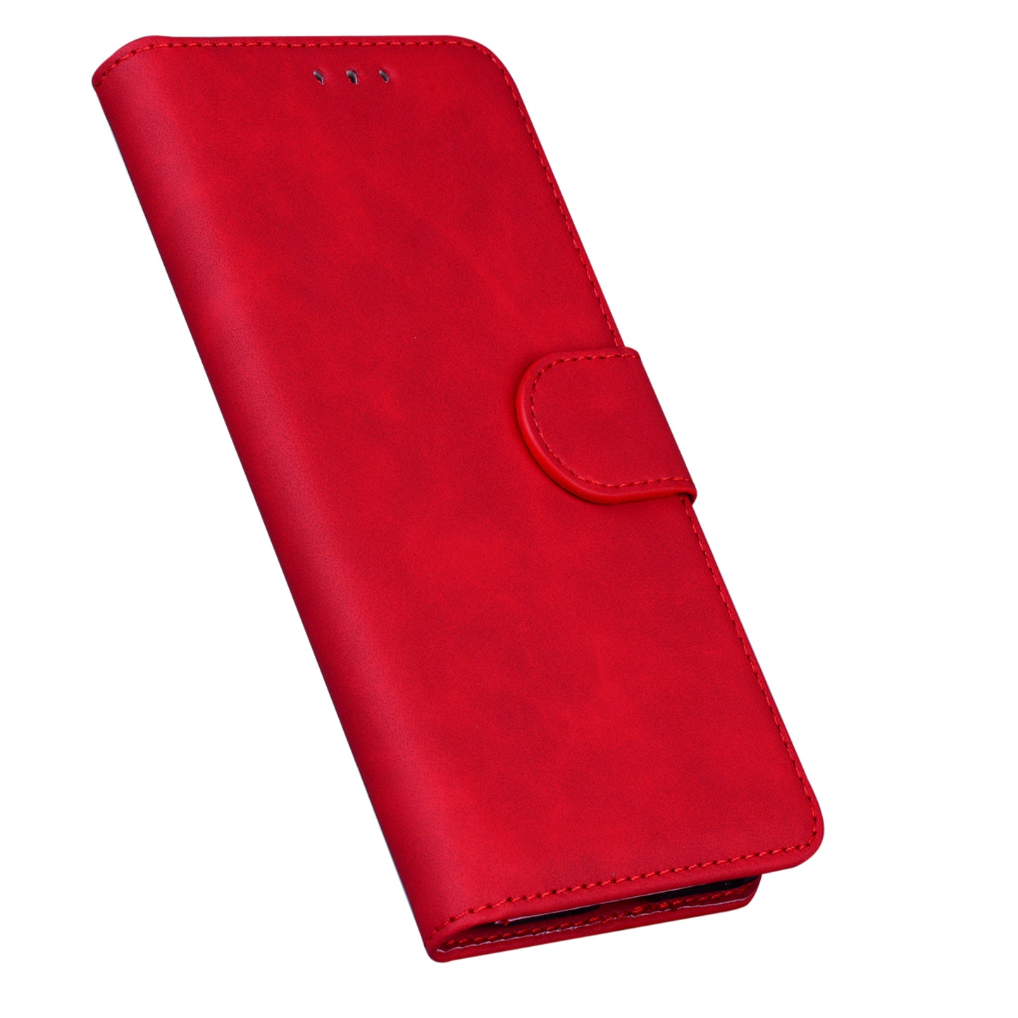 Wallet Design Plain Leather Stand Case for Motorola Moto G Power (2021)