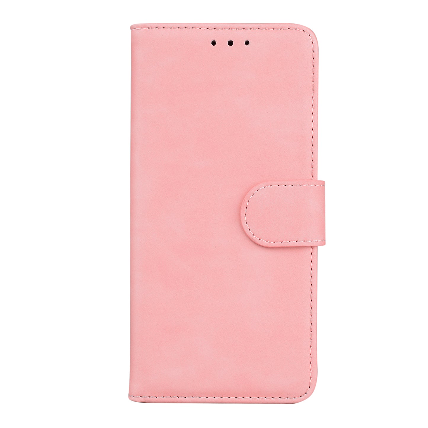 Wallet Design Plain Leather Stand Case for Motorola Moto G Power (2021)