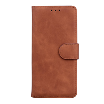 Wallet Design Plain Leather Stand Case for Motorola Moto G Power (2021)