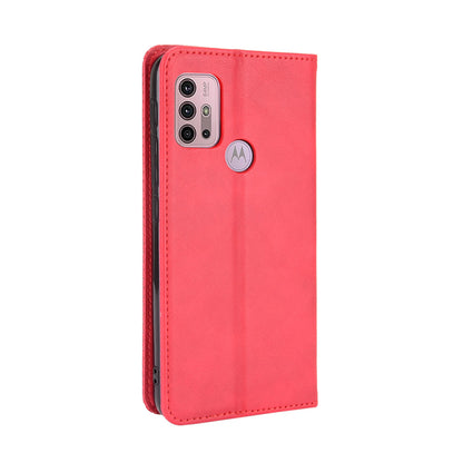 Magnetic Vintage Style Wallet Stand Phone Case Cover for Motorola Moto G30/G20/G10