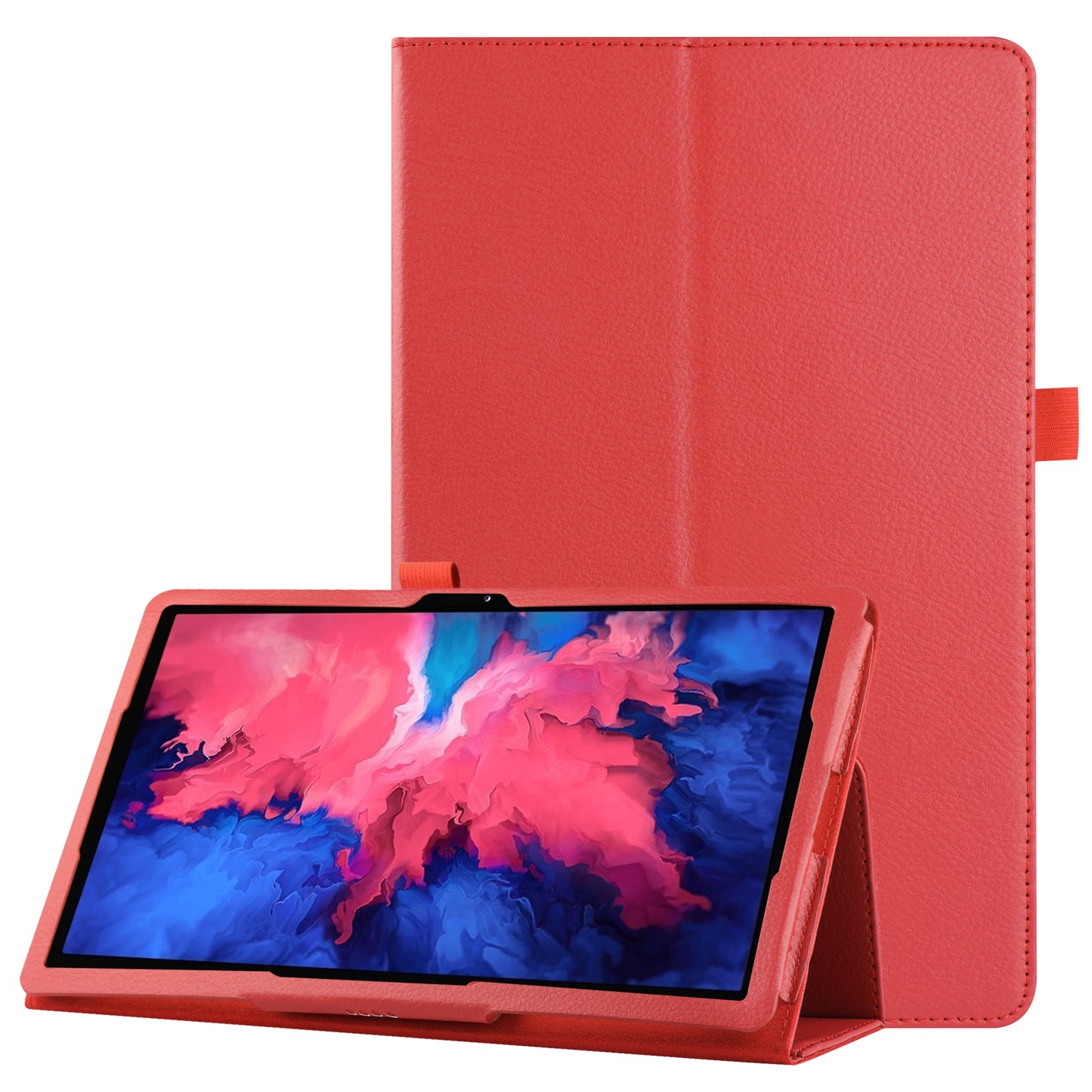 Litchi Texture Leather Tablet Case with Stand for Lenovo Tab P11 / P11 5G 11 inch TB-J606F / J606X