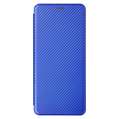 Auto-absorbed Stand Carbon Fiber Texture Leather Shell Cover for Motorola Edge S / Moto G100