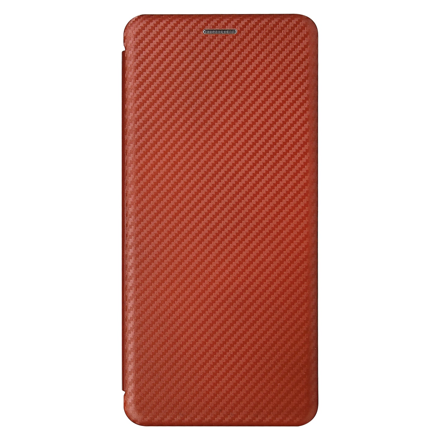 Auto-absorbed Stand Carbon Fiber Texture Leather Shell Cover for Motorola Edge S / Moto G100