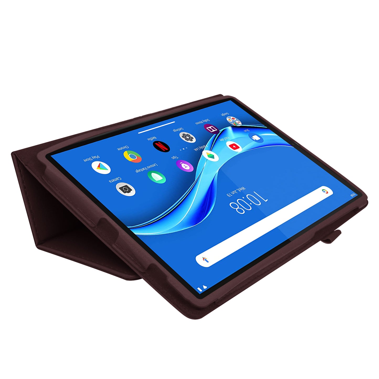 Litchi Texture PU Leather Tablet Case Cover with Stand for Lenovo Tab M10 HD Gen 2