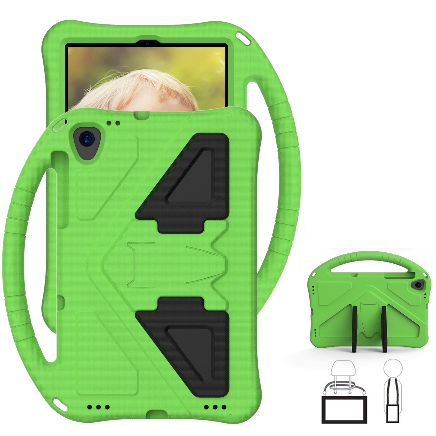 Anti-scratch Anti-shock EVA Kickstand Case for Lenovo Tab M10 HD Gen 2