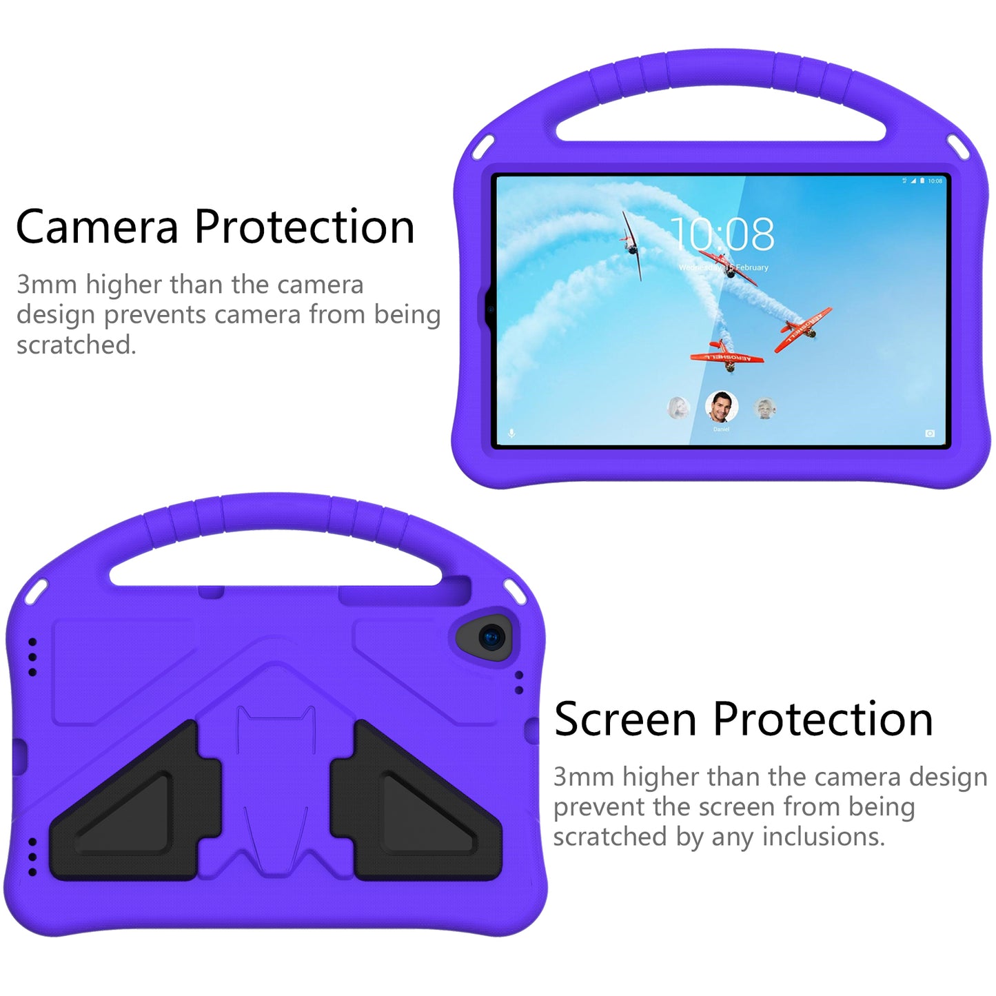 Anti-scratch Anti-shock EVA Kickstand Case for Lenovo Tab M10 HD Gen 2