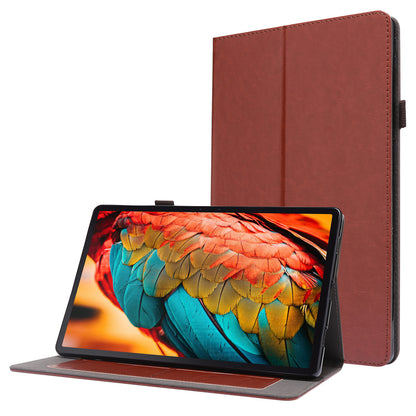 Crazy Horse Texture Two-Fold Design Leather Case for Lenovo Tab P11 / P11 5G 11-inch TB-J606F / J606X