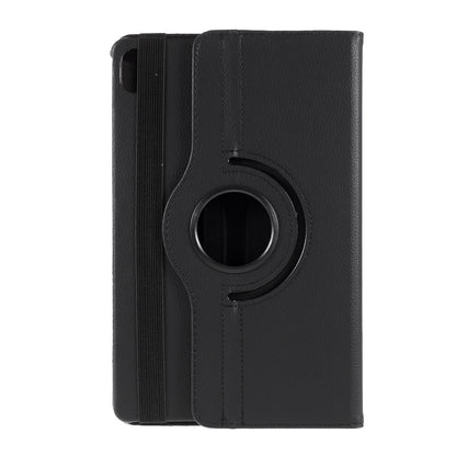 360 Degrees Rotating Stand Leather Case for Lenovo Tab P11 / P11 5G 11 inch TB-J606F / J606X- Black