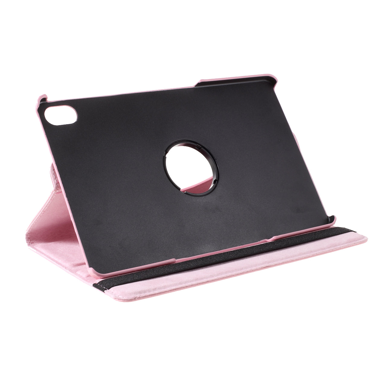 360 Degrees Rotating Stand Leather Case for Lenovo Tab P11 / P11 5G 11 inch TB-J606F / J606X- Black