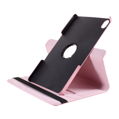 360 Degrees Rotating Stand Leather Case for Lenovo Tab P11 / P11 5G 11 inch TB-J606F / J606X- Black