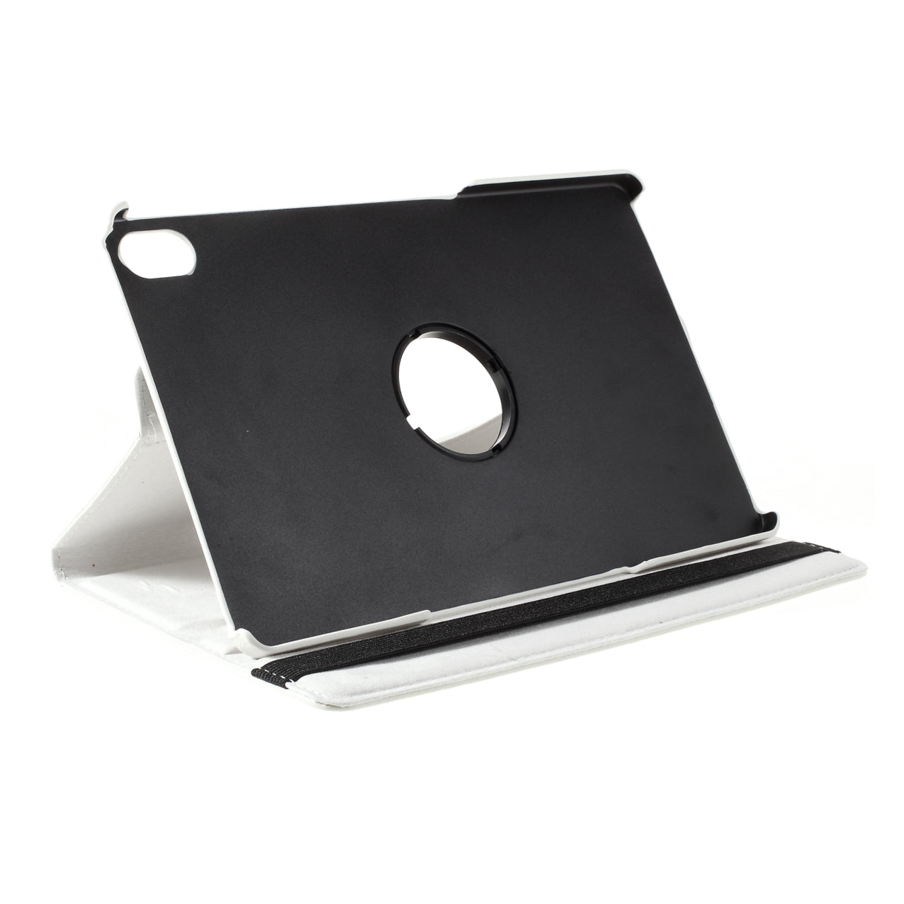 360 Degrees Rotating Stand Leather Case for Lenovo Tab P11 / P11 5G 11 inch TB-J606F / J606X- Black