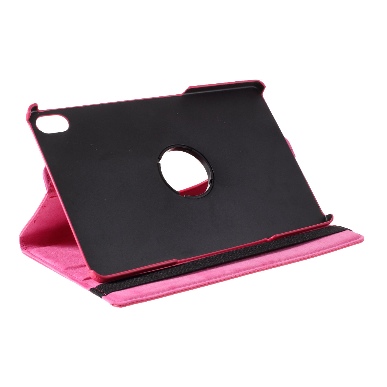 360 Degrees Rotating Stand Leather Case for Lenovo Tab P11 / P11 5G 11 inch TB-J606F / J606X- Black