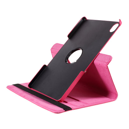 360 Degrees Rotating Stand Leather Case for Lenovo Tab P11 / P11 5G 11 inch TB-J606F / J606X- Black