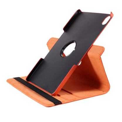 360 Degrees Rotating Stand Leather Case for Lenovo Tab P11 / P11 5G 11 inch TB-J606F / J606X- Black