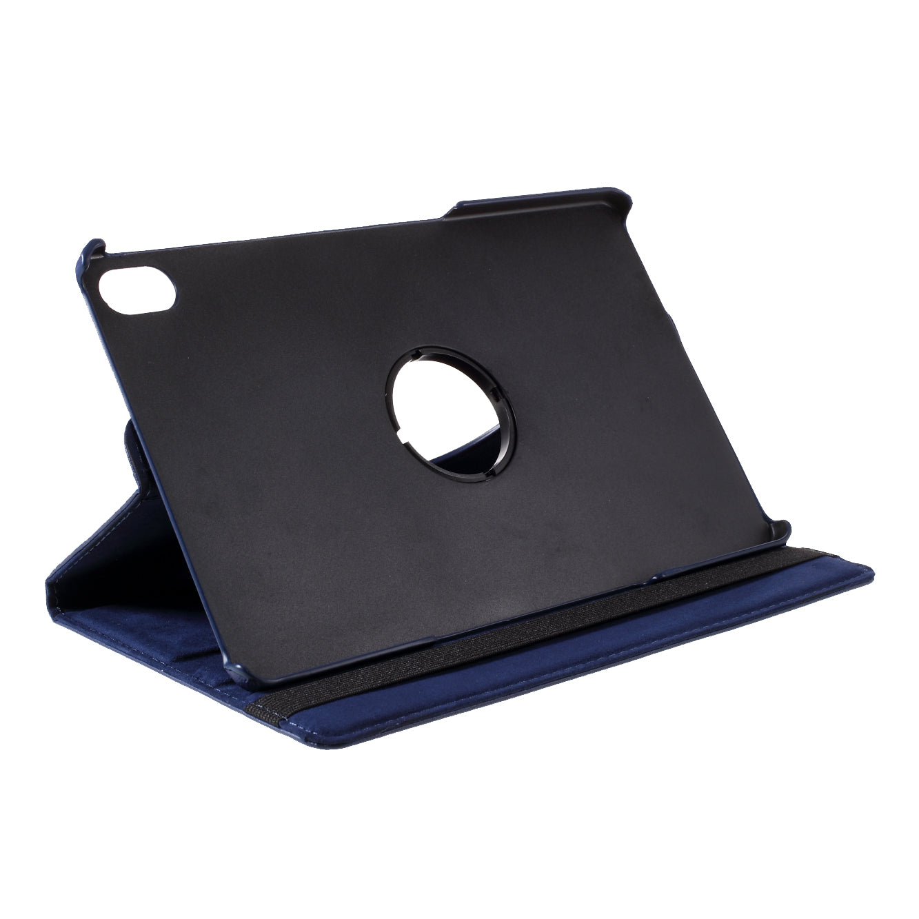 360 Degrees Rotating Stand Leather Case for Lenovo Tab P11 / P11 5G 11 inch TB-J606F / J606X- Black