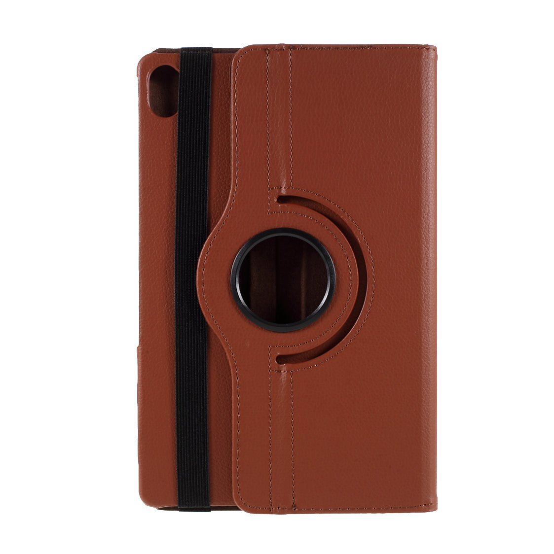 360 Degrees Rotating Stand Leather Case for Lenovo Tab P11 / P11 5G 11 inch TB-J606F / J606X- Black