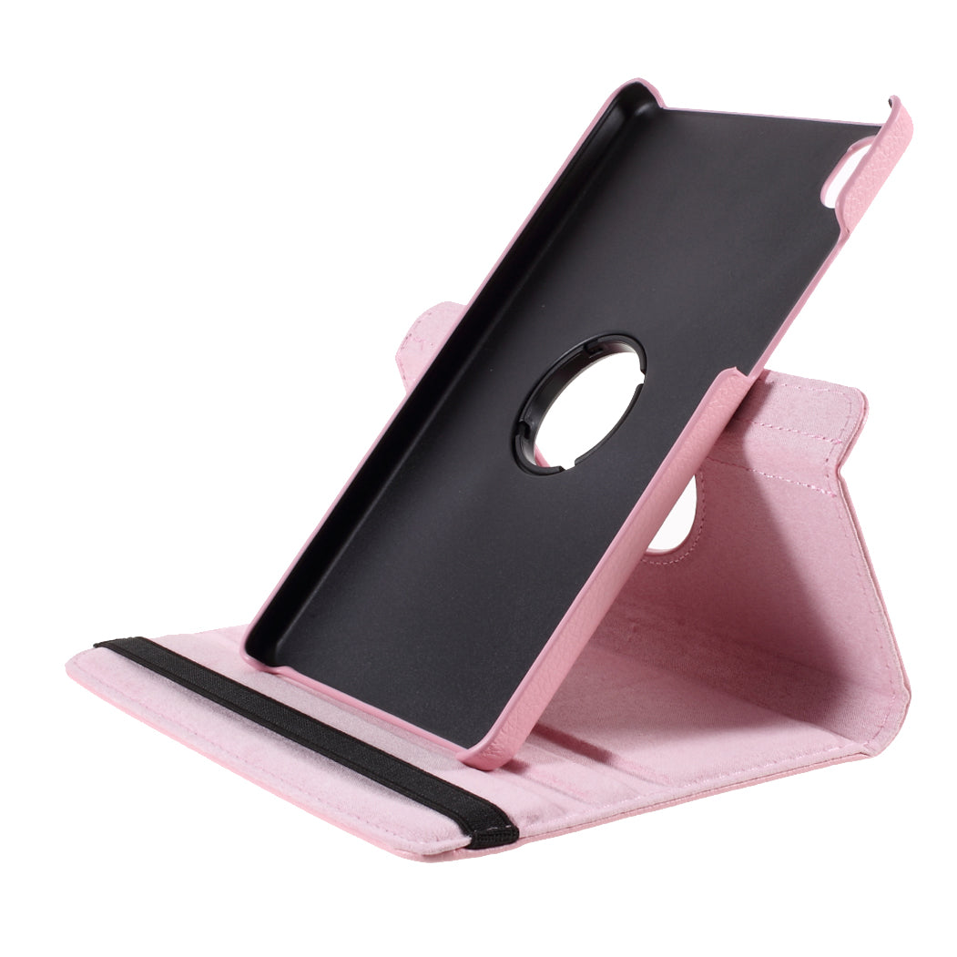 Leather Case with Rotating Stand Cover for Lenovo Tab M8 (1st Gen) HD8505/M8 (2nd Gen) HD8705