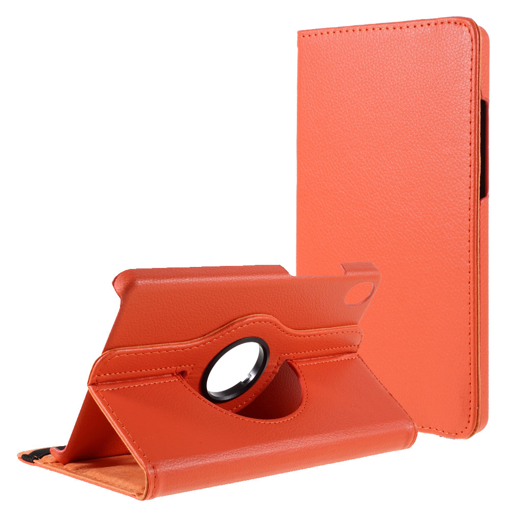 Leather Case with Rotating Stand Cover for Lenovo Tab M8 (1st Gen) HD8505/M8 (2nd Gen) HD8705