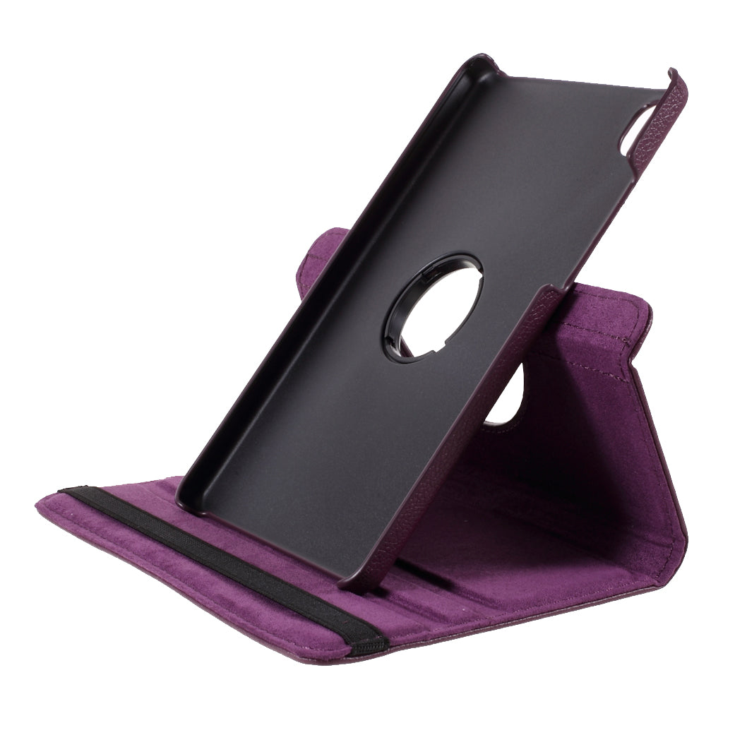 Leather Case with Rotating Stand Cover for Lenovo Tab M8 (1st Gen) HD8505/M8 (2nd Gen) HD8705