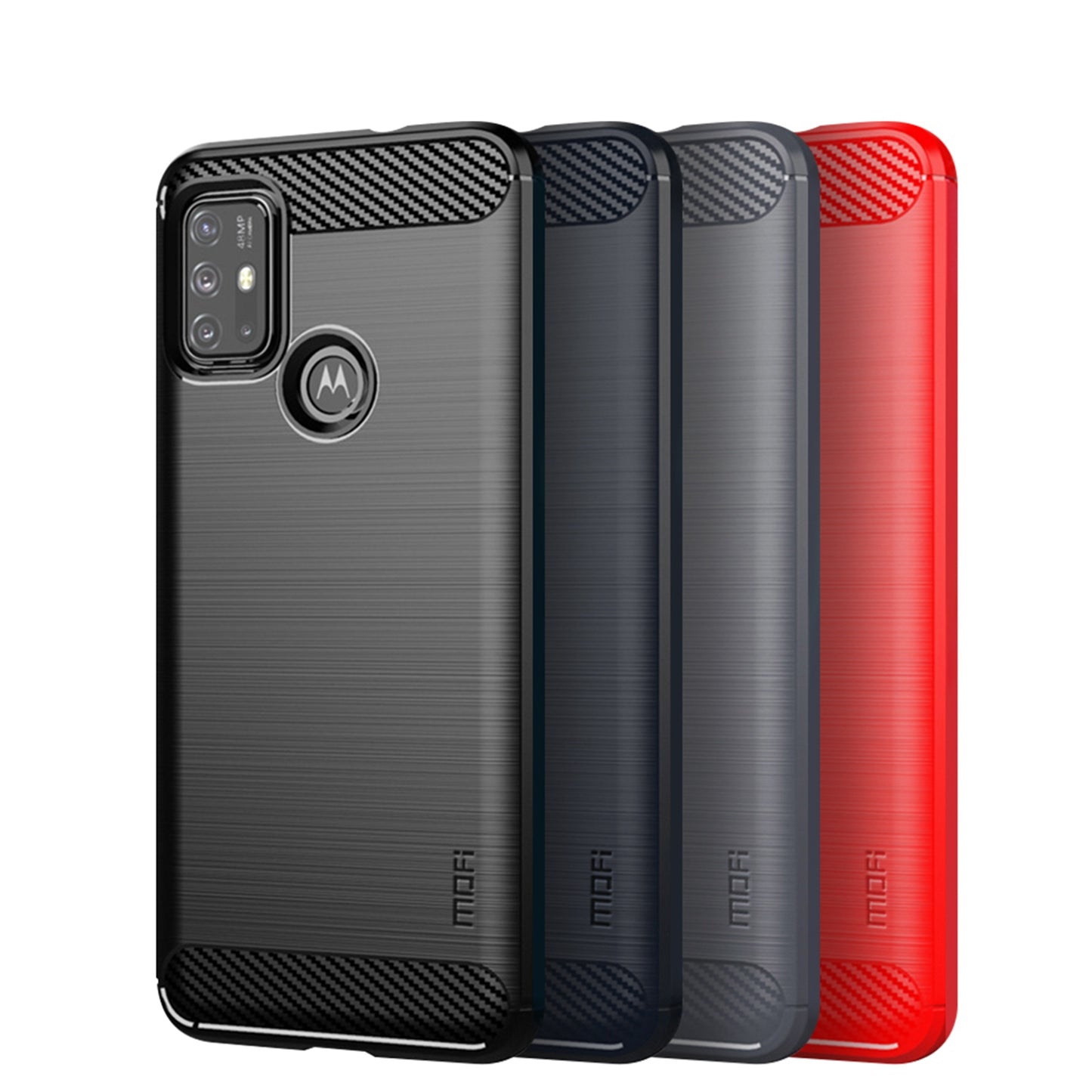 MOFI Carbon Fiber Brushed TPU Cover for Motorola Moto G30/G20 / Moto G10